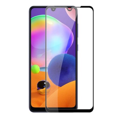 Защитное стекло для Samsung Galaxy A31 (Tempered Glass Frame 2,5D) с рамкой — eCase