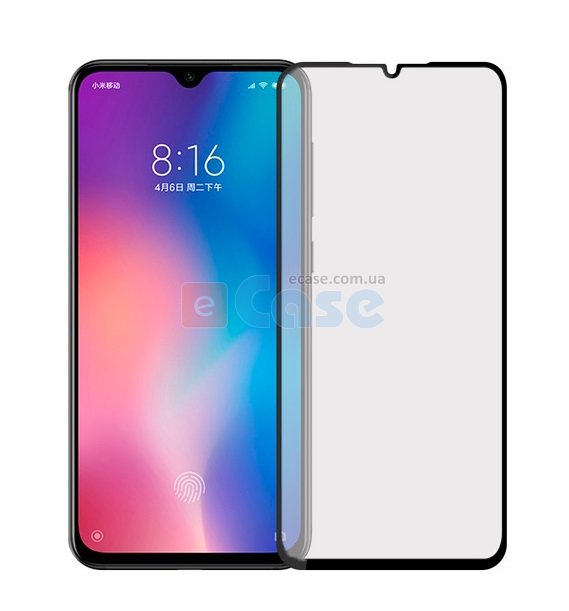 Защитное стекло Matte (матовое) с рамкой для Xiaomi Mi9 фото 1 — eCase
