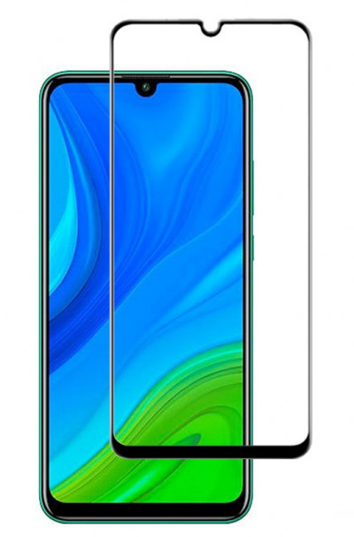 Защитное стекло 5D (на весь экран) с цветной рамкой для Huawei P Smart S — eCase