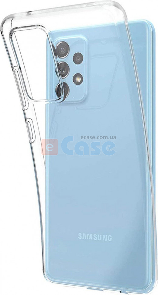 Силіконовий чохол для Samsung Galaxy A33 5G (Crystal Clear) фото 1 — eCase