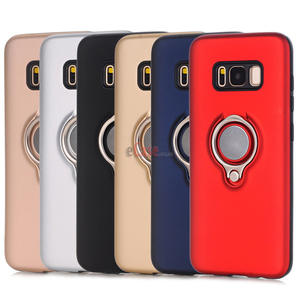 Ударостійка накладка Ring Stand для Samsung G955F Galaxy S8 Plus фото 1 — eCase