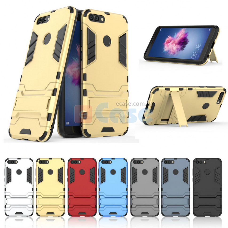 Ударостійка накладка з ТПУ бампером для Huawei P Smart (з підставкою) фото 1 — eCase