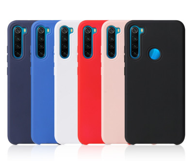 ТПУ накладка Silky Color для Xiaomi Redmi Note 8 2021 — eCase