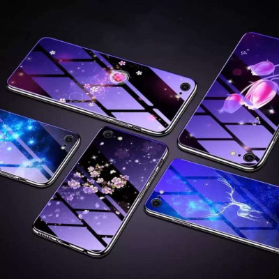Накладка TPU + Glass Violet для iPhone 6 / 6S — eCase