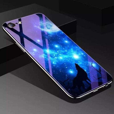 Накладка TPU + Glass Violet для iPhone 6 / 6S — eCase