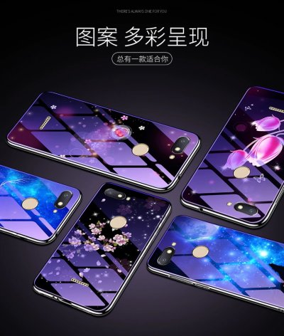 Накладка TPU + Glass Violet для Xiaomi Redmi 6 — eCase