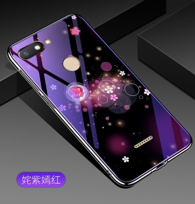 Накладка TPU + Glass Violet для Xiaomi Redmi 6 — eCase