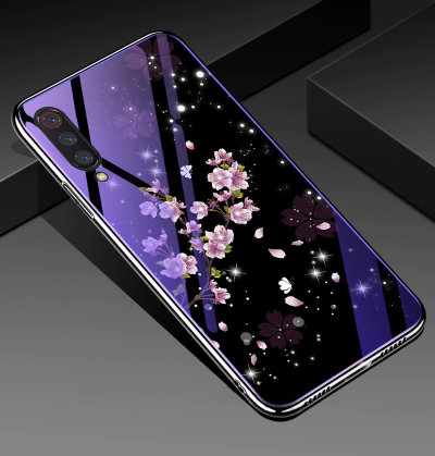Накладка TPU + Glass Violet для Xiaomi Mi A3 — eCase