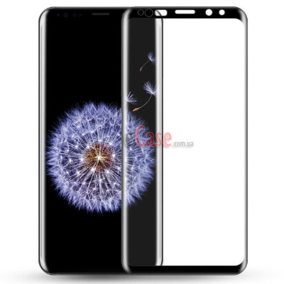 Захисне скло 5D (на весь екран) з кольоровою рамкою для Samsung Galaxy S9 (G960F) — eCase