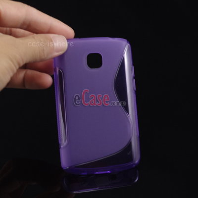 TPU накладка S-Case для LG E410 Optimus L1 II — eCase