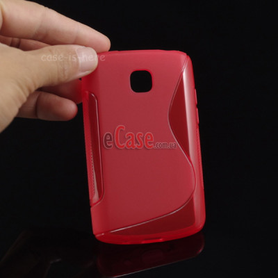 TPU накладка S-Case для LG E410 Optimus L1 II — eCase