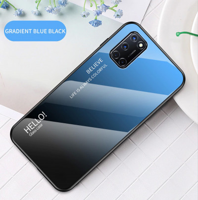 Накладка TPU + Glass Colorful для Oppo A72 — eCase