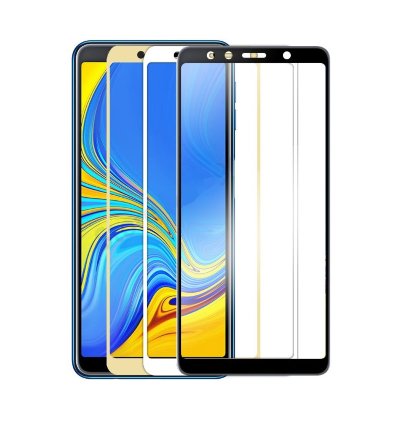 Захисне скло для Samsung A750 Galaxy A7 2018 (Tempered Glass Frame 2,5 D) з рамкою — eCase