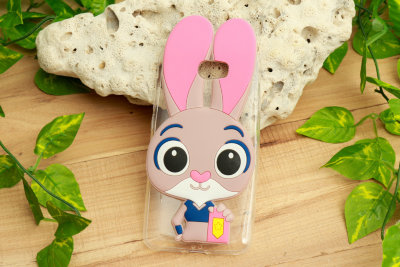 ТПУ накладка Rabbit для Xiaomi Redmi Note 5 Pro (Розовый) — eCase