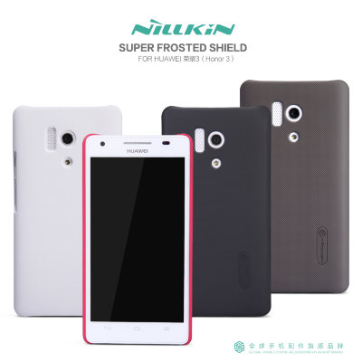 Пластиковая накладка Nillkin Matte для Huawei Honor 3 + защитная пленка — eCase