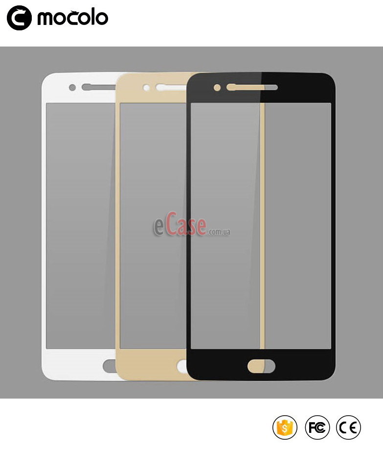 Защитное стекло MOCOLO с рамкой для LG K10 2017 фото 1 — eCase