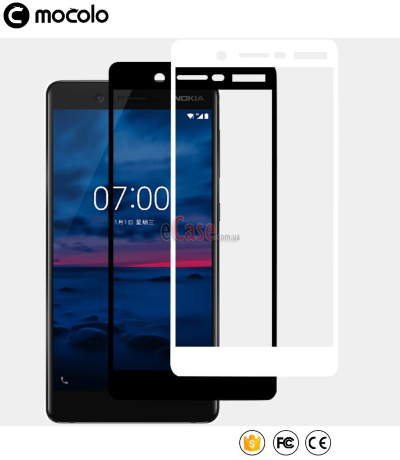 Защитное стекло MOCOLO с рамкой для Nokia 7 — eCase