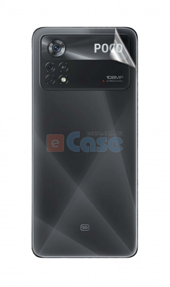Гидрогелевая пленка на камеру и заднюю панель HD Clear для Xiaomi Poco X4 Pro фото 1 — eCase