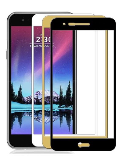 Захисне скло для LG K10 2017 (Tempered Glass Frame 2,5 D) з рамкою — eCase