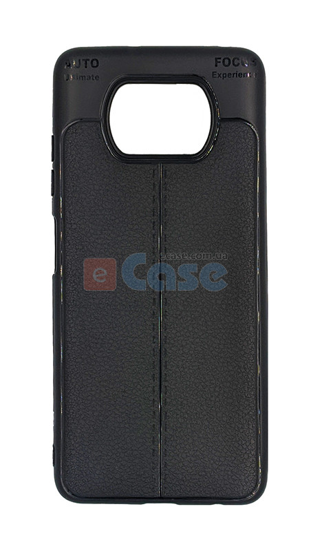 ТПУ накладка Leather для Xiaomi Poco X3 фото 1 — eCase