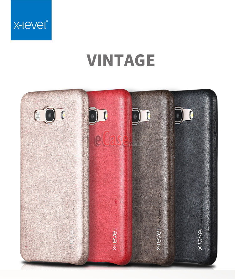 Шкіряна накладка X-level Vintage для Samsung J710 Galaxy J7 фото 1 — eCase