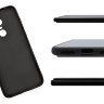 ТПУ накладка для OnePlus 7 Pro "Cover Flotar" (с вставкой из натуральной кожи) фото 4 — eCase