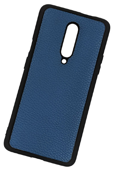 ТПУ накладка для OnePlus 7 Pro &quot;Cover Flotar&quot; (с вставкой из натуральной кожи) — eCase