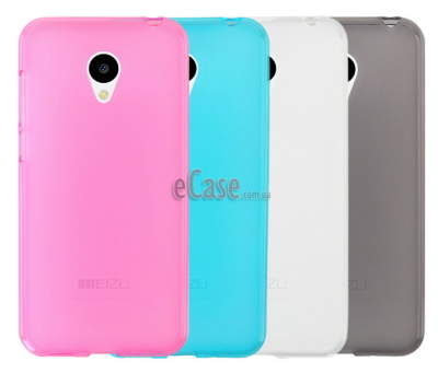 TPU накладка для Meizu M3 (матовый, однотонный) — eCase