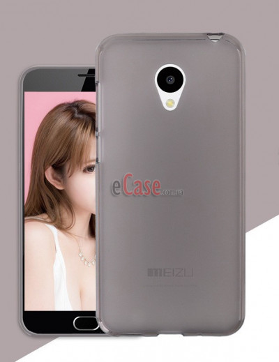 TPU накладка для Meizu M3 (матовый, однотонный) — eCase