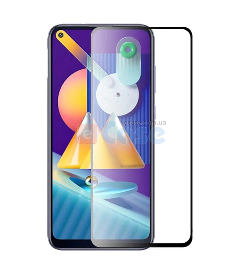 Захисне скло 5D (на весь екран) з кольоровою рамкою для Samsung Galaxy A11 фото 1 — eCase