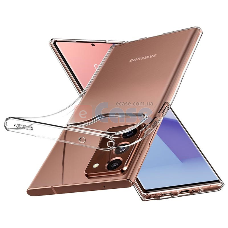 Силіконовий чохол для Samsung Galaxy Note 20 Ultra (Crystal Clear) фото 1 — eCase