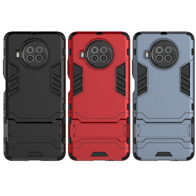 Захисний чохол з ТПУ бампером для Xiaomi Redmi Note 9 Pro 5G (з підставкою) — eCase