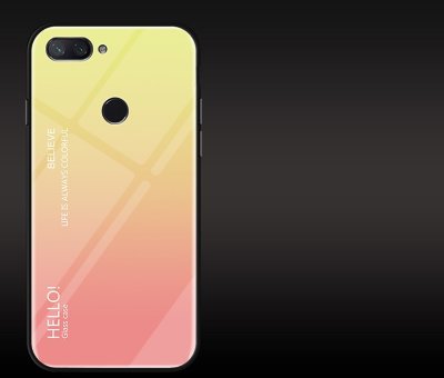 Накладка TPU + Glass Colorful для Xiaomi Mi8 Lite — eCase