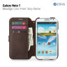 Кожаный чехол Zenus Masstige Color Point Diary Series для Samsung N7100 Galaxy Note 2 (коричневый) фото 5 — eCase