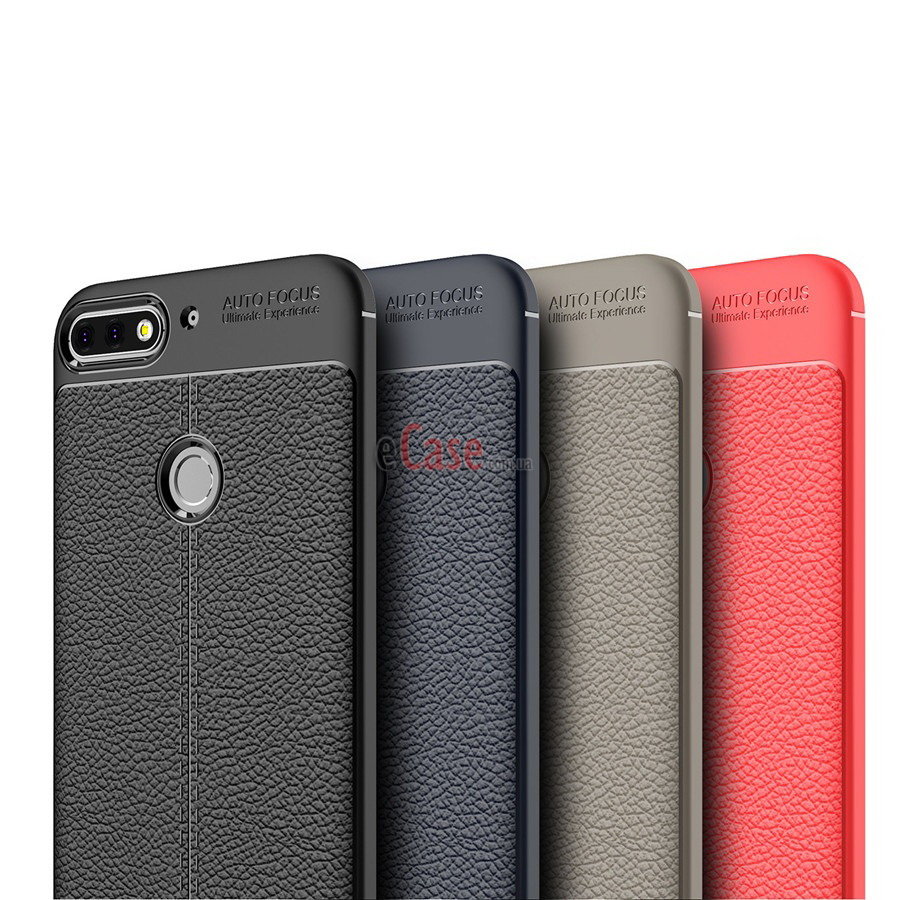 ТПУ накладка Leather для Huawei Y7 Prime 2018 фото 1 — eCase