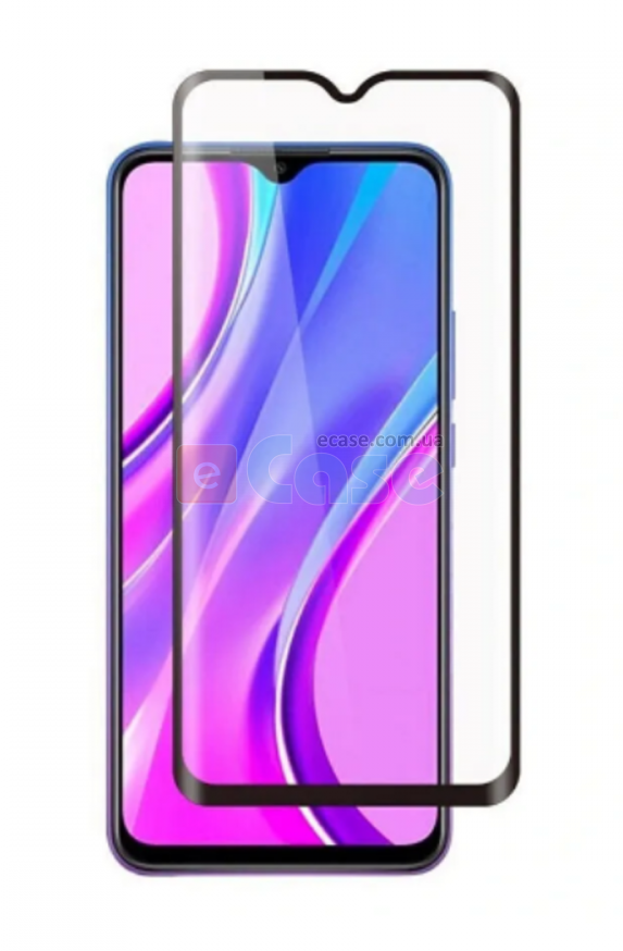 Защитное стекло 5D (на весь экран) с цветной рамкой для Xiaomi Redmi 10C фото 1 — eCase
