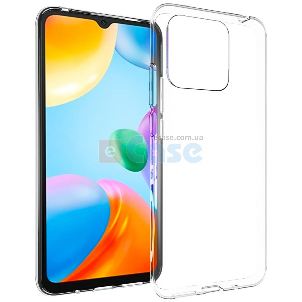 Прозрачная ТПУ накладка для Xiaomi Redmi 10C EXELINE Crystal (Strong 0,5мм) фото 1 — eCase