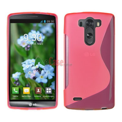 TPU накладка S-Case для LG G3 Dual D856 — eCase