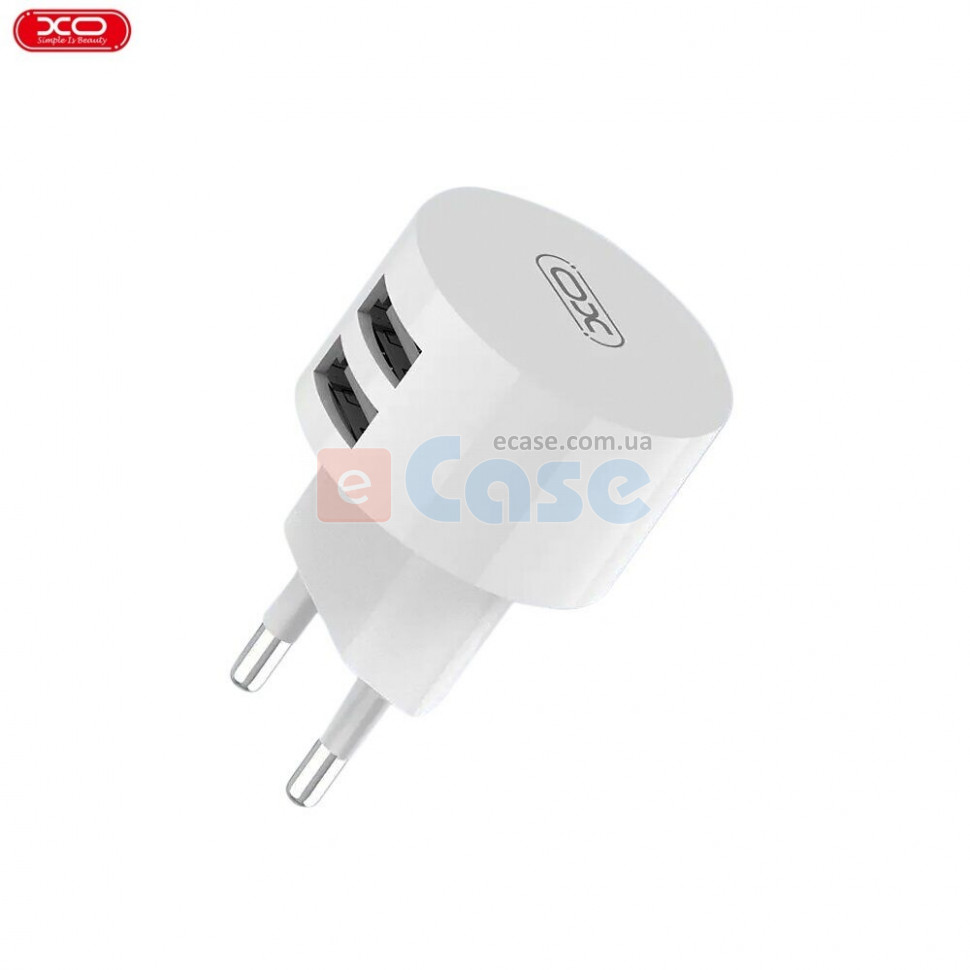 Сетевое зарядное устройство XO L62 2USB 2.4A фото 1 — eCase