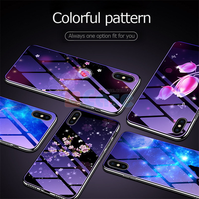 Накладка TPU + Glass Violet для iPhone 10 (X) фото 1 — eCase