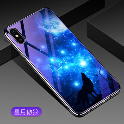 Накладка TPU + Glass Violet для iPhone 10 (X) — eCase