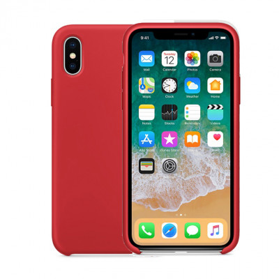 ТПУ накладка Silky Color для iPhone Xs — eCase