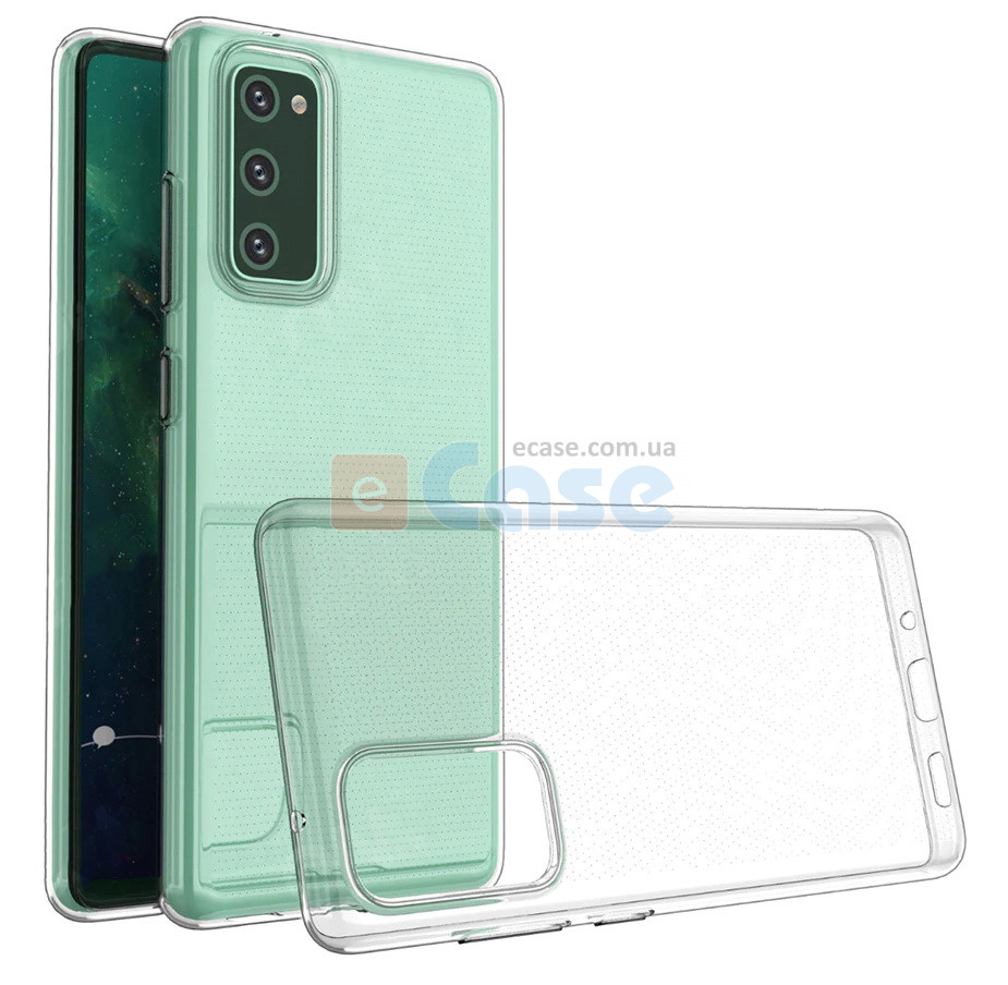 Прозора ТПУ накладка для Samsung Galaxy S20 FE EXELINE Crystal (Strong 0,5 мм) фото 1 — eCase