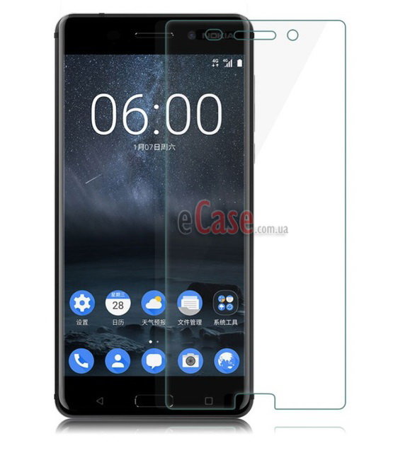 Захисне скло для  Nokia 6 (Tempered Glass) фото 1 — eCase
