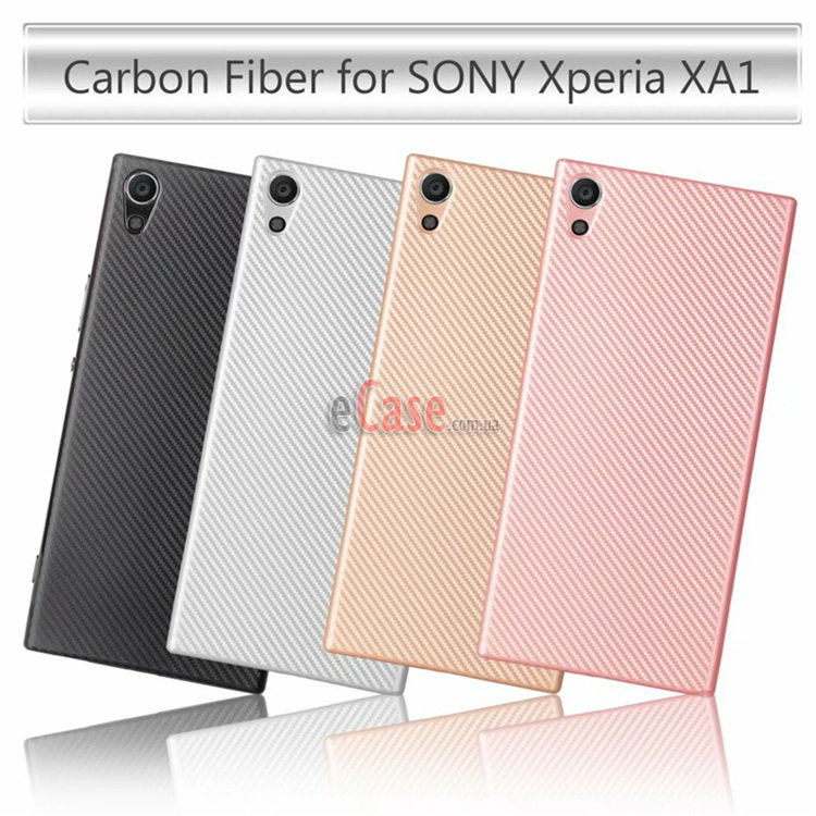 ТПУ накладка Carbon для Sony Xperia XA1 фото 1 — eCase