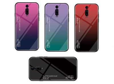 Накладка TPU + Glass Colorful для Xiaomi Mi 9T Pro — eCase