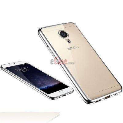 ТПУ накладка Electroplating для Meizu M3 — eCase