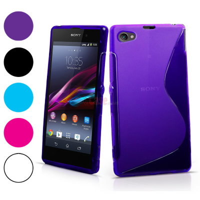 TPU накладка S-Case для Sony Xperia Z1 Compact — eCase