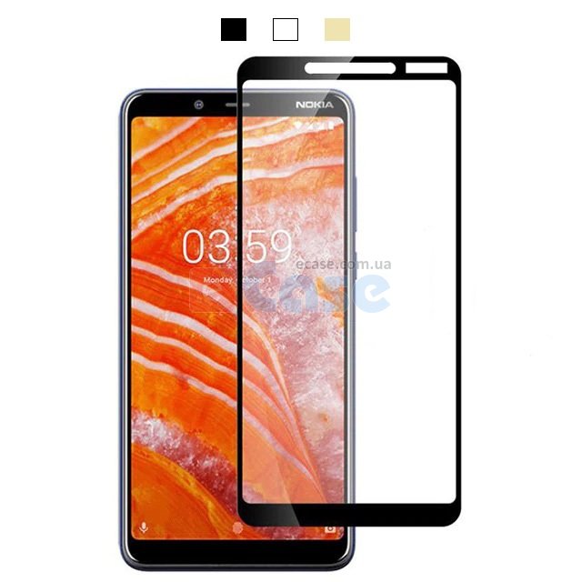 Защитное стекло 3D Full-screen Color Frame для Nokia 1 Plus фото 1 — eCase