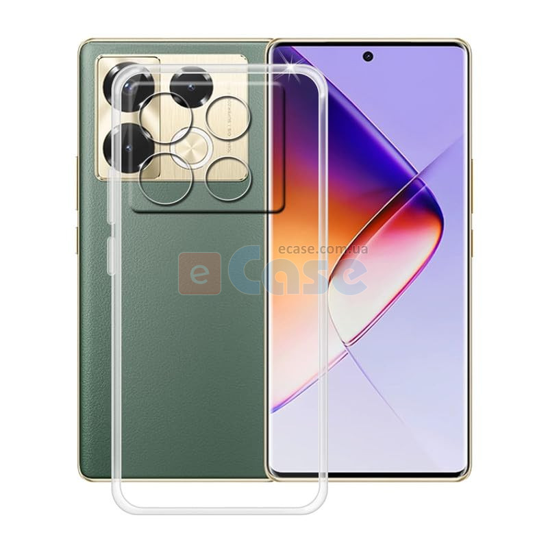 Прозорий TPU чохол Start Full Camera 1.5 мм для Infinix Note 40 4G фото 1 — eCase